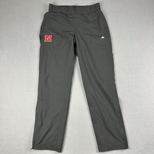 Nebraska Cornhuskers Pants Womens Medium‎ Black NCAA Football Adidas Climastorm